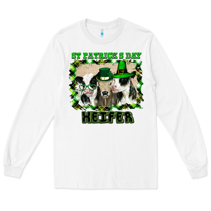 St Patricks Day Heifer Long Sleeve Tee by Bettercallsaul | Teevron
