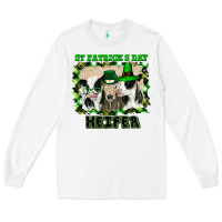 White St Patricks Day Heifer Long Sleeve Tee - Bettercallsaul