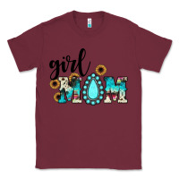 Burgundy girl mom Classic Tee - JahusDesignShop