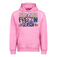Fuchsia Pink freezin season Urban Hoodie - SublimationCraftShop