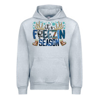 Heather Grey freezin season Urban Hoodie - SublimationCraftShop