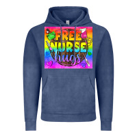 Vintage Denim Free Nurse Hugs LGBTQ+ Tumbler Vintage Hoodie - BundleAndBundleShop