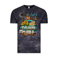 Cloud Black Just A Small Town Girl Windmill Vintage Tee - BundleAndBundleShop