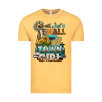 Vintage Mustard Just A Small Town Girl Windmill Vintage Tee - BundleAndBundleShop
