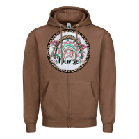 Chestnut nurse coaster Zipper Hoodie - CowGirlArtShop