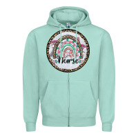 Seafoam nurse coaster Zipper Hoodie - CowGirlArtShop