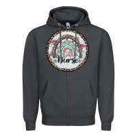 Smoke nurse coaster Zipper Hoodie - CowGirlArtShop