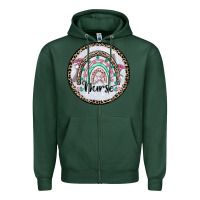 Sports Green nurse coaster Zipper Hoodie - CowGirlArtShop