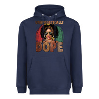 Navy Unapologetically dope Heavyweight Hoodie - FaDigitalArtStudio