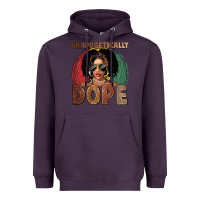 Plum Unapologetically dope Heavyweight Hoodie - FaDigitalArtStudio