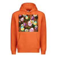 Carrot Easter rabbit eggs Premium Hoodie - OliviaCreatesArt