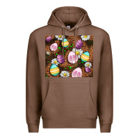 Chestnut Easter rabbit eggs Premium Hoodie - OliviaCreatesArt
