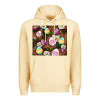 Pina Colada Easter rabbit eggs Premium Hoodie - OliviaCreatesArt
