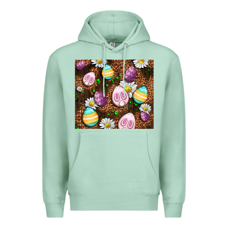 Easter Rabbit Eggs Premium Hoodie by OliviaCreatesArt | Teevron