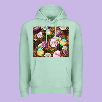 Easter Rabbit Eggs Premium Hoodie Designed By Oliviacreatesart