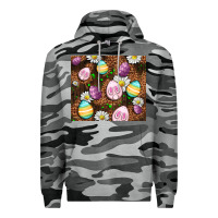 Slate Camo Easter rabbit eggs Premium Hoodie - OliviaCreatesArt