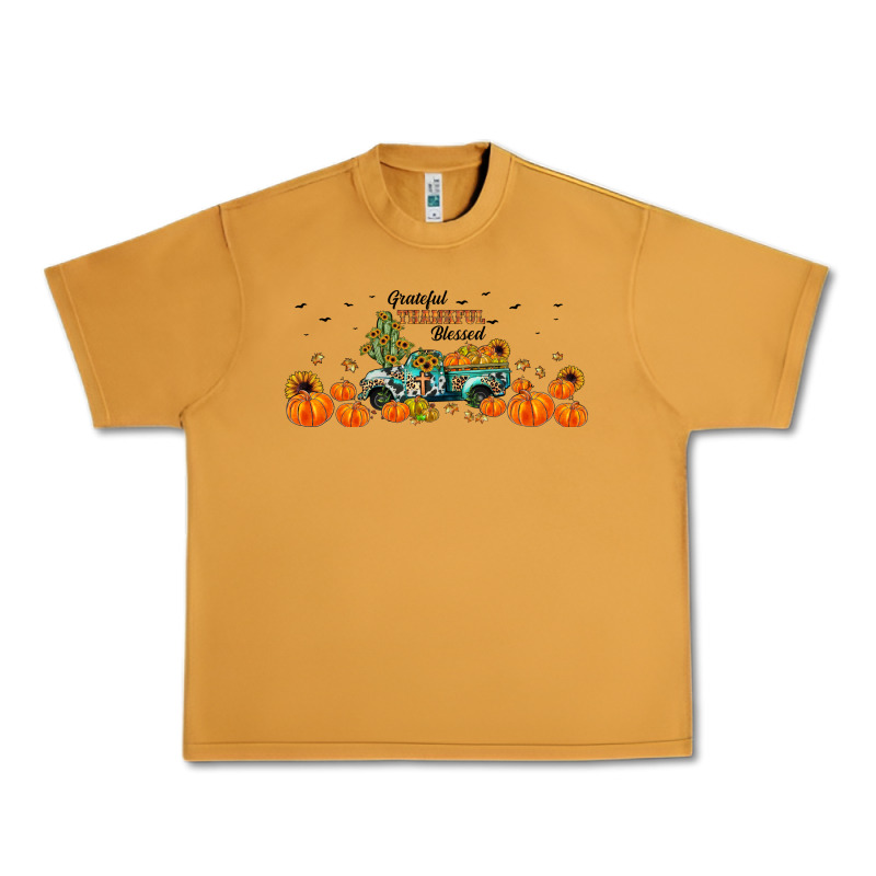 Grateful Thankful Blessed Urban Heavy Tee by JahusDesignShop | Teevron
