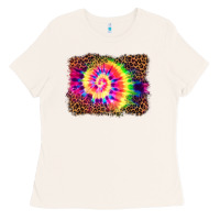 Bone tie die background Ladies Tee - BarkalooDesign