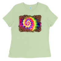 Matcha tie die background Ladies Tee - BarkalooDesign