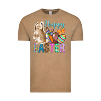 Vintage Coffee Happy Easter Bunny Vintage Tee - BundleAndBundleShop