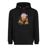 Black Dentist Frappe Coffee Heavyweight Hoodie - FaDigitalArtStudio
