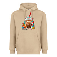 Mushroom Dentist Frappe Coffee Heavyweight Hoodie - FaDigitalArtStudio