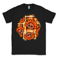 Black Thanksgiving Turkey With Tartan Patch Classic Tee - BundleAndBundleShop