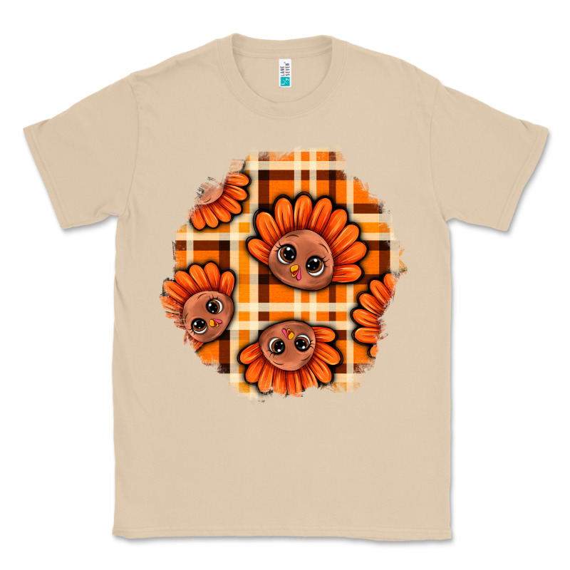 Thanksgiving Turkey With Tartan Patch Classic Tee by BundleAndBundleShop | Teevron