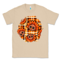 Mushroom Thanksgiving Turkey With Tartan Patch Classic Tee - BundleAndBundleShop