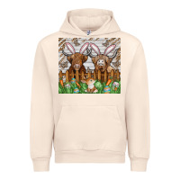 Sandshell easter cow Urban Hoodie - CowhideDigitalArt