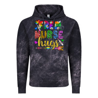 Cloud Black Free Nurse Hugs Pride LGBTQ+ Vintage Hoodie - BundleAndBundleShop