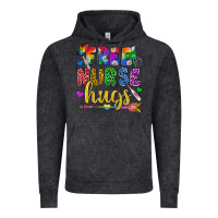 Vintage Black Free Nurse Hugs Pride LGBTQ+ Vintage Hoodie - BundleAndBundleShop