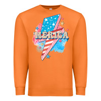 Carrot Merica leopard lightning bolt Premium Sweatshirt - FaDigitalArtStudio