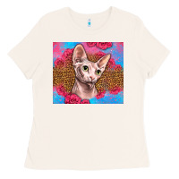Bone Western Sphynx Cat Ladies Tee - LillyAllenDesigns