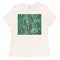 Bone turquoise gemstone glitter Ladies Tee - Jasminsmagicworld