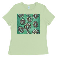 Matcha turquoise gemstone glitter Ladies Tee - Jasminsmagicworld