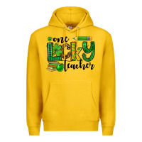 Lemon St. Patrick's One lucky Teacher Premium Hoodie - OliviaCreatesArt