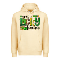Pina Colada St. Patrick's One lucky Teacher Premium Hoodie - OliviaCreatesArt