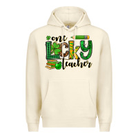 Sandshell St. Patrick's One lucky Teacher Premium Hoodie - OliviaCreatesArt