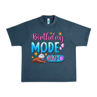 Midnight Navy Birthday Mode On Urban Heavy Tee - BundleAndBundleShop