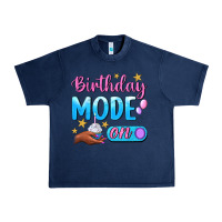 Navy Birthday Mode On Urban Heavy Tee - BundleAndBundleShop
