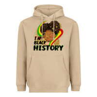Mushroom I am black history Heavyweight Hoodie - FaDigitalArtStudio