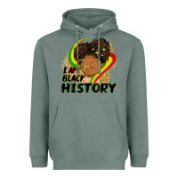 Sage I am black history Heavyweight Hoodie - FaDigitalArtStudio