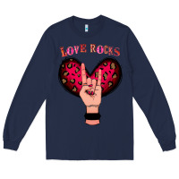 Navy Love Rocks Long Sleeve Tee - Bettercallsaul