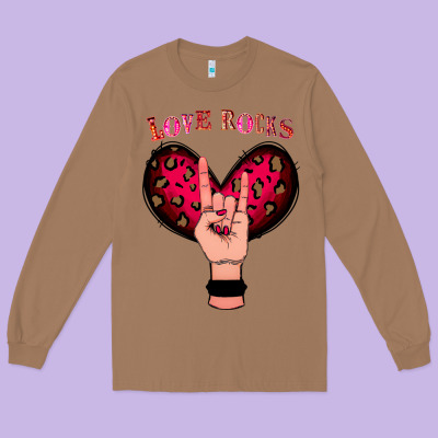 Love Rocks Long Sleeve Tee Designed By Bettercallsaul