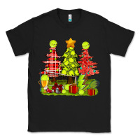 Black Christmas With Tennis Trees Classic Tee - BundleAndBundleShop