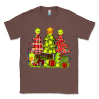 Chestnut Christmas With Tennis Trees Classic Tee - BundleAndBundleShop
