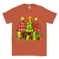 Copper Christmas With Tennis Trees Classic Tee - BundleAndBundleShop