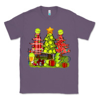 Lavender Christmas With Tennis Trees Classic Tee - BundleAndBundleShop