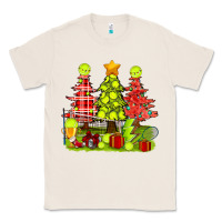 Natural Christmas With Tennis Trees Classic Tee - BundleAndBundleShop
